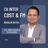 CA Inter Cost & FM | Regular Batch Combo By CA Abhishek Zaware | For Jan 26 & May 26 Exams
